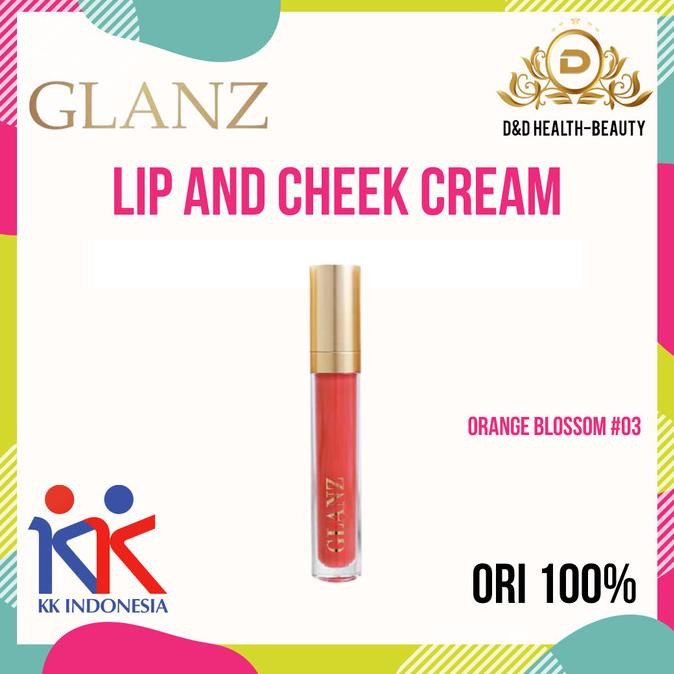 Lip And Cheek Orange Blm / Glanz / Kk Indonesia / Ori 100% Shp26