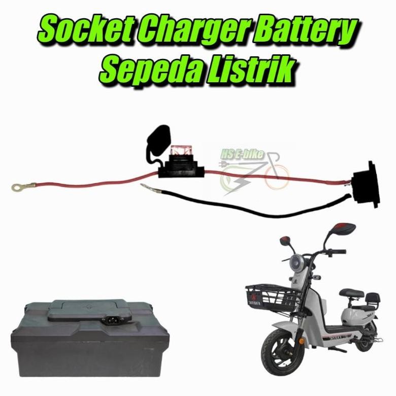 Sale Socket Charger Box Battery Sepeda Listrik Promo