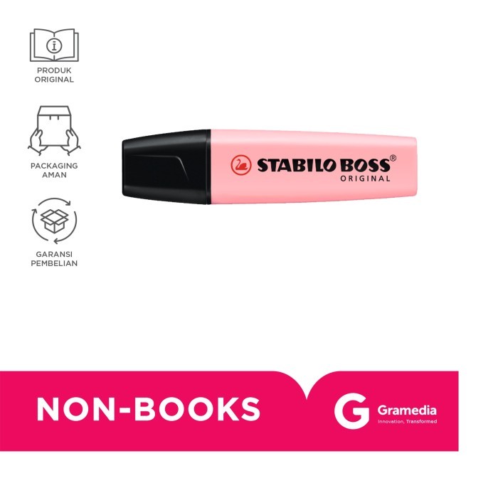 

Gramedia Cirebon - STABILO BOSS PASTEL - PINK BLUSH 070129
