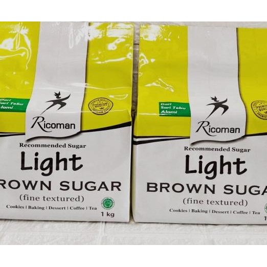 

Ricoman Light Brown Sugar 1Kg