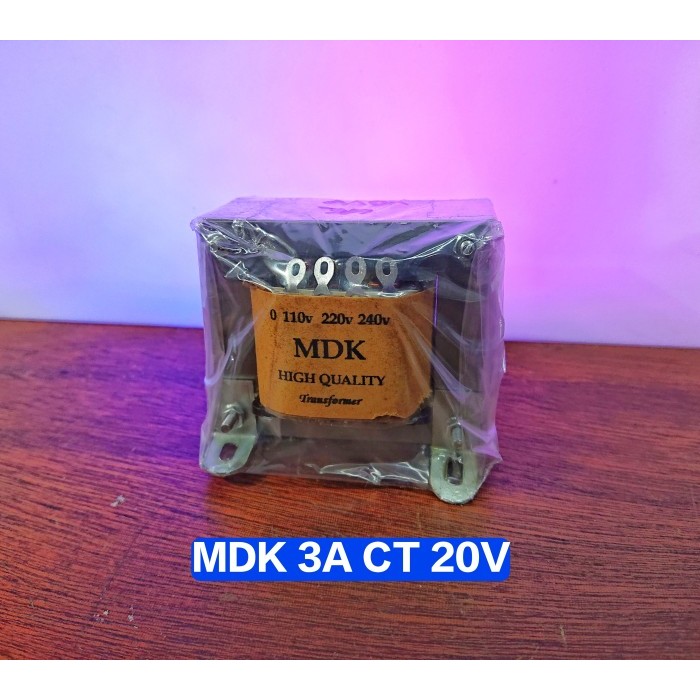 siap kirim] Trafo MDK 3A CT 20V ( Trafo CT 3A MDK )