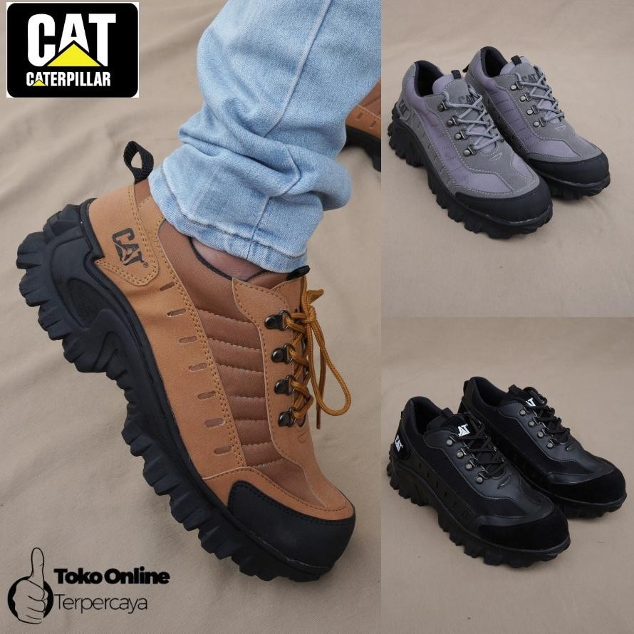 Promo Sepatu Gunung Pria Wanita Safety Bisa Cod/Bayar Di Tempat Sepatu Gunung Cat Buldozer Garansi