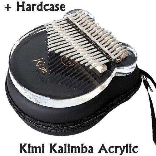 TERUJI Alat Musik Kalimba KIMI Kalimba 17 Keys Akrilik Kalimba Mbira Acrylic