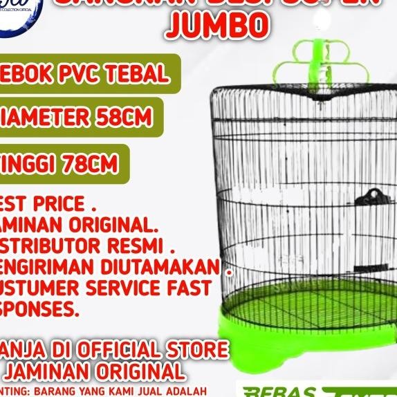 KANDANG MURAI BESI JUMBO SANGKAR BURUNG BESI JUMBO KANDANG MURAI NO 2