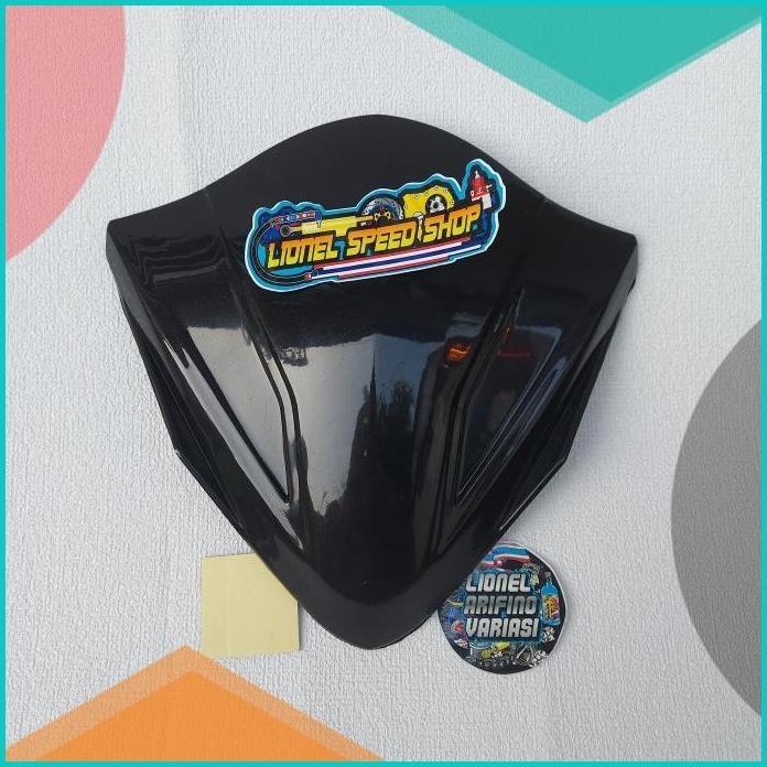 Windshield visor Beat new Injeksi hitam dan karbon beat 2017 2018 201