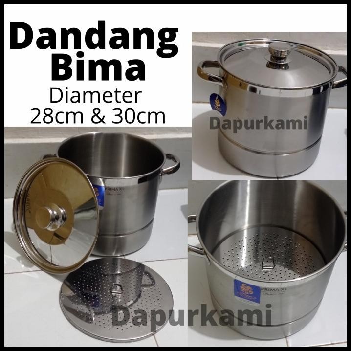 Dandang Panci Stenlis Bima 28 Bima Original