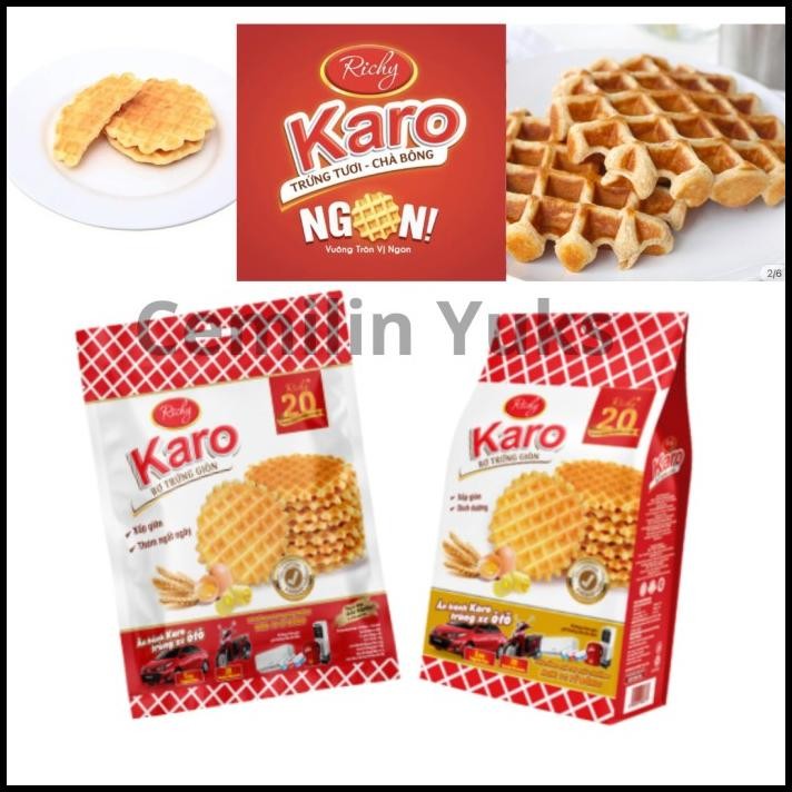 

Richy Karo Waffle Richy Karo Crispy Butter Wafel 150G - 270G