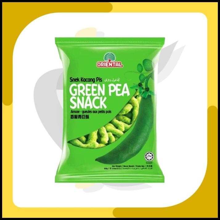 

Oriental Green Pea Snack 60Gram Snack Import