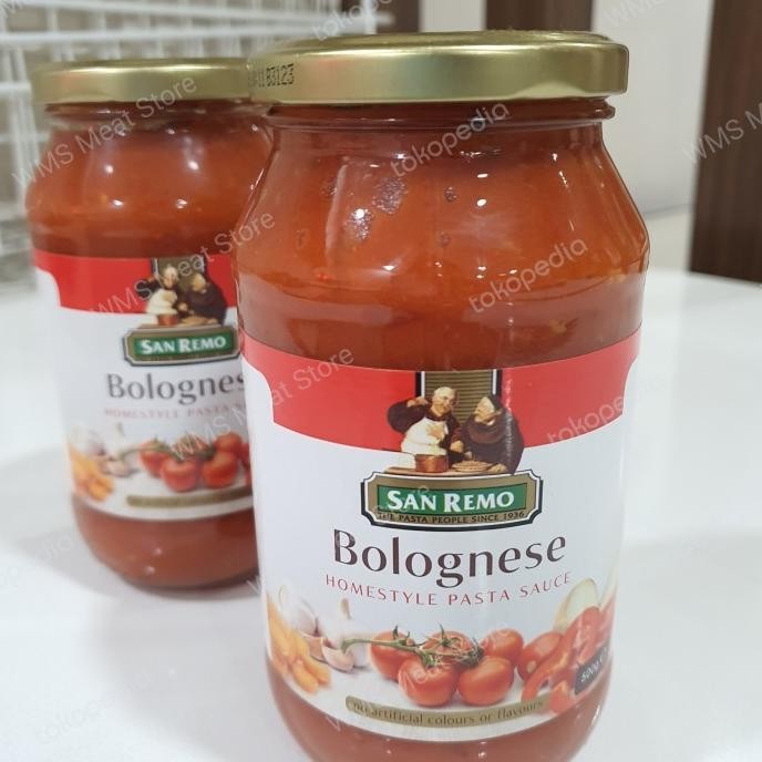 

San Remo Saus Bolognese & Mushroom - 500gram JM23