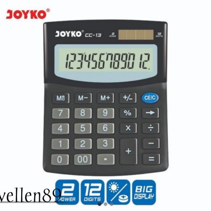 

gh-56 Kalkulator kecil 12 digit merk Joyko CC-13 Terlaris