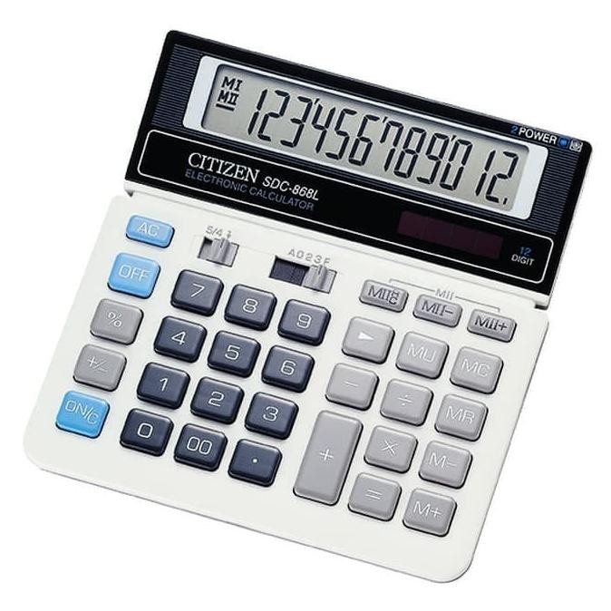 

ty-35 Calculator Citizen SDC 868 L Termurah