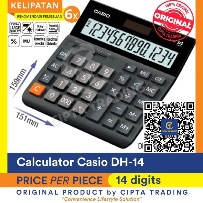 

ul-64 Calculator - Casio DH-14 Termurah