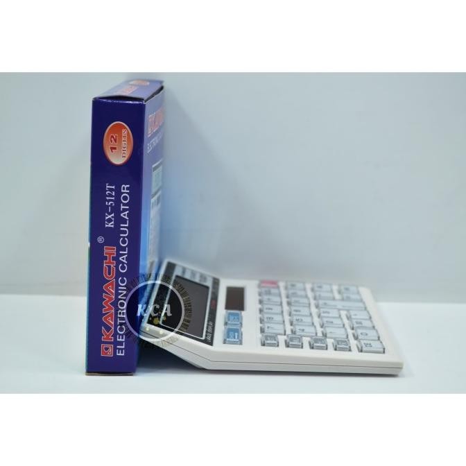 

fh-46 Kalkulator / Calculator KX-512T Transparan 12 Digit Kawachi Termurah