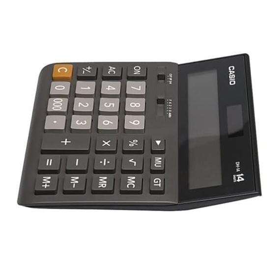 

dfg-88 Kalkulator Meja CASIO DH-14-BK Office Desktop Wide H Series Calculator Sale