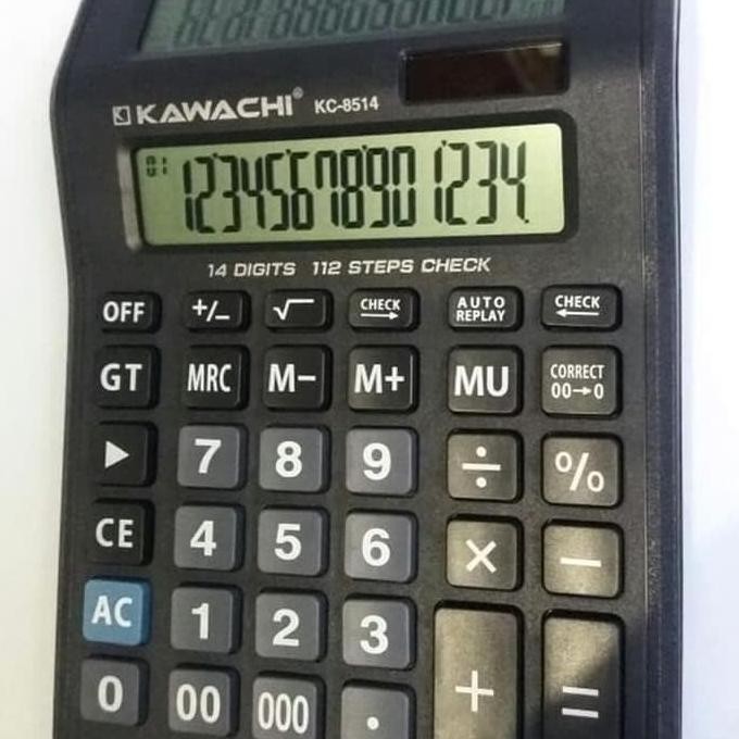 

JH85 Alat Menghitung Kalkulator 2 layar Kawachi Uk Besar 14 Digit Termurah. Terlaris