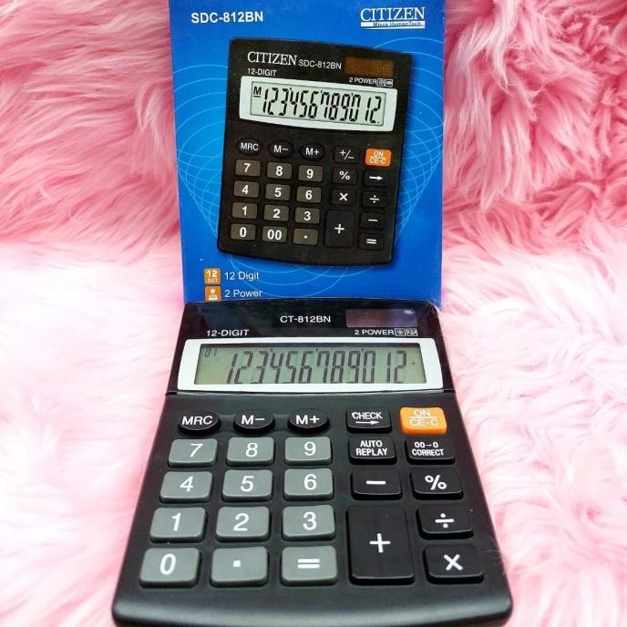 

QIG-1722 Kalkulator 12 Digit Angka Citizen SDC 812 Calculator Digitl Premium