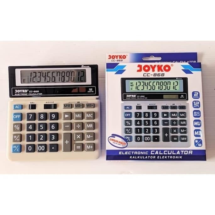 

vf-52 Kalkulator 12 Digits Joyko CC-868 Murah