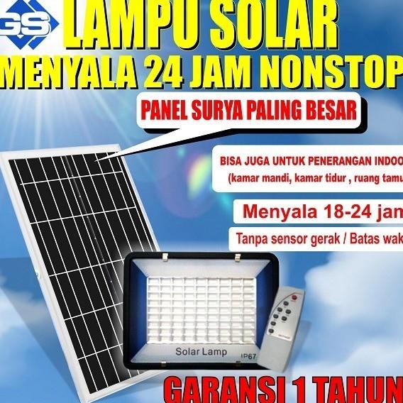 Lampu Sorot / Lampu Led Tenaga Surya / Solar Panel / Lampu 60 Watt