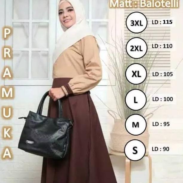 Gamis Pramuka Syari Balotelli Gamis Syari Pramuka Balloteli Seragam