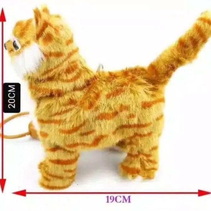 Boneka Mainan Kucing Dancing Musik Berjalanan Boneka Kucing Music