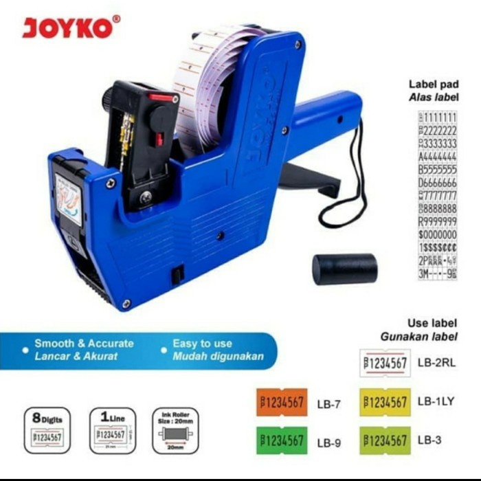 

Label Harga Joyko Mx5500/Price Labeller/Alat Lebel Harga/Price Labeler