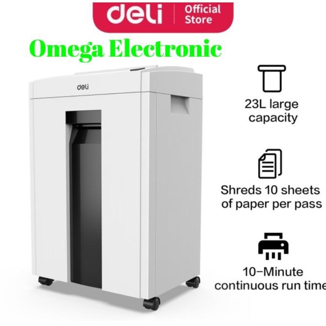 

Deli E9952 Paper Shredder Mesin Penghancur Kertas Berkas E 9952