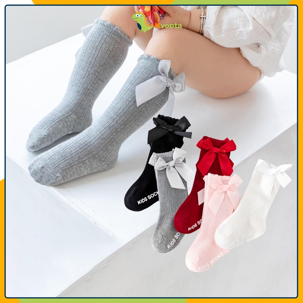 Kyopta COD Kaos Kaki Panjang Bayi Perempuan Kaus kaki bayi