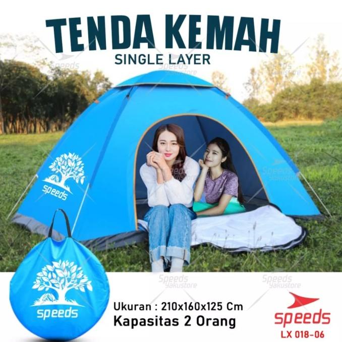 Speed Tenda Camping Lipat, Tenda Gunung Kapasitas 2 Orang,Tenda Outdor
