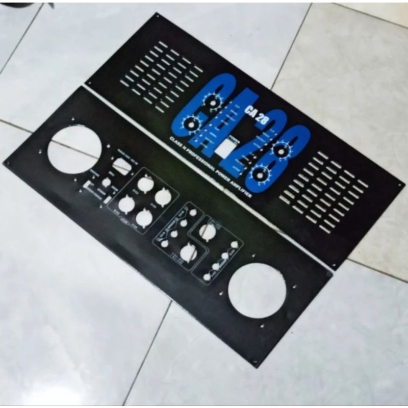 Plat Panel Depan Belakang Power Amplifier Stereo CA28