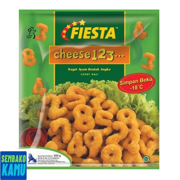 

Fiesta Chicken Nugget Cheese 123 500 gr