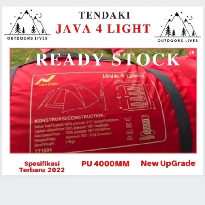 Tenda Dome Tendaki Java 4 Light