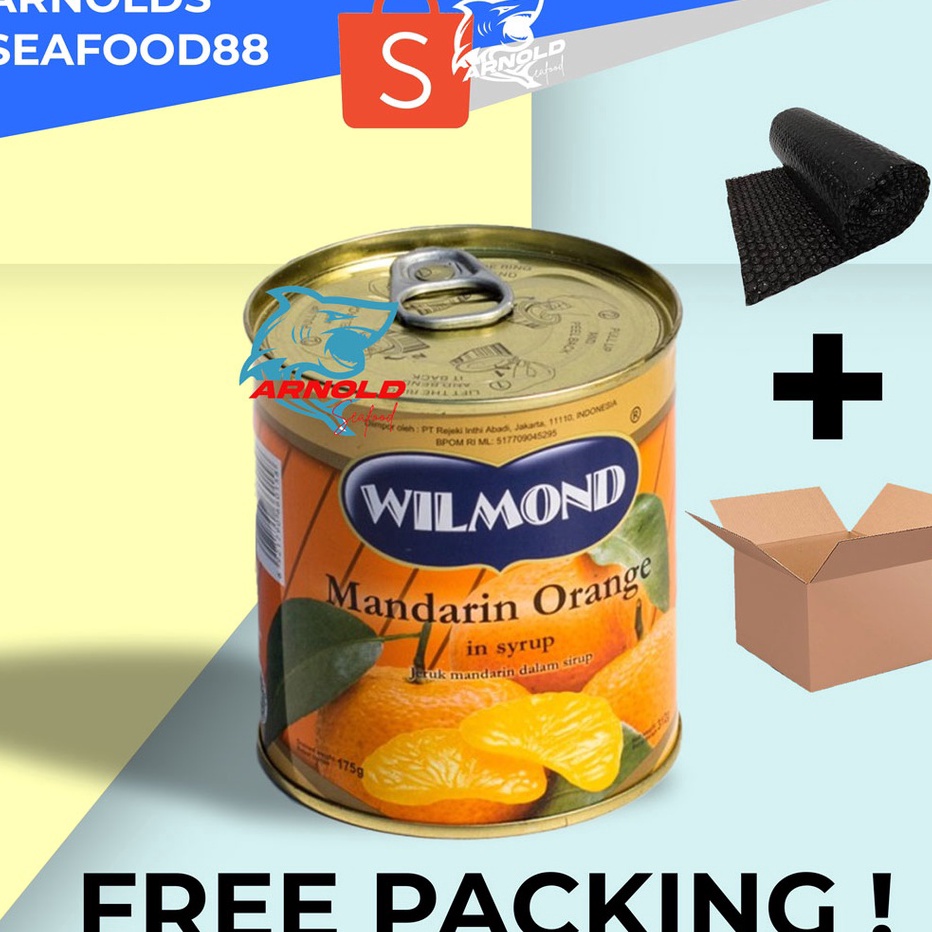 

➣✷✮ Wilmond Mandarin Orange in Syrup 312gr / Buah Jeruk Mandarin Kaleng Stok Banyak