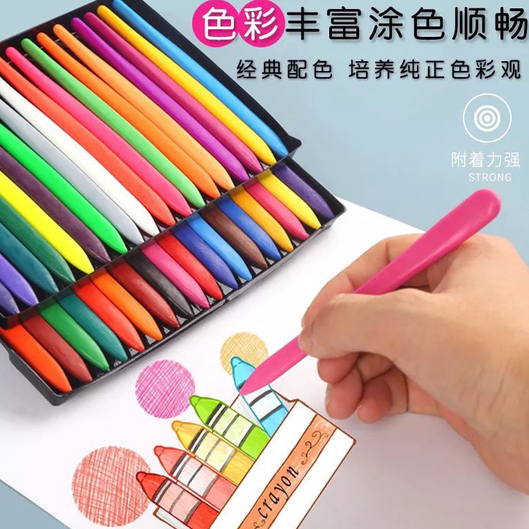 

≛Best Terlaris Crayon Lab Non Toxic Anti Patah isi 12 Warna G83 ✰