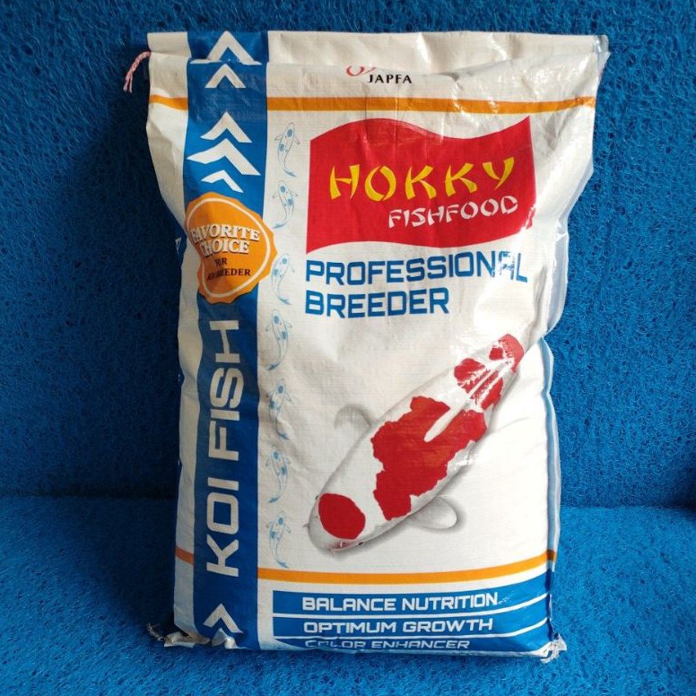 gfxm -89 Pakan koi HOKKY FISH FOOD PROFESIONAL BREEDER isi 10 kg Top Discount