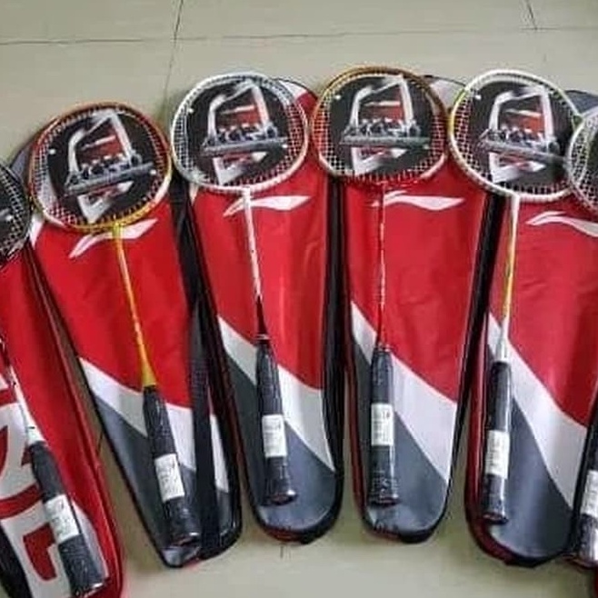 Maxi Promo3u8Ti RAKET BADMINTON SENAR CARBON LENTUR RAKET TERMASUK SENAR DAN GRIP DAN TAS
