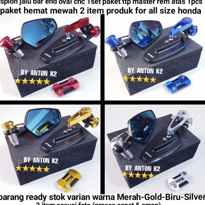 Spion Jalu Oval/Bar End Variasi Motor Vario 110/Vario 125/Vario 150