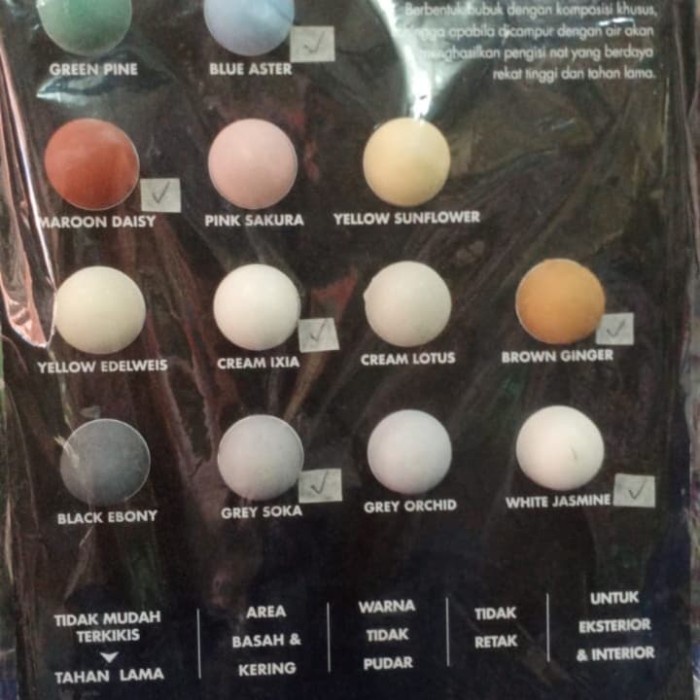 AM53 TILE GROUT PENGISI NAT KERAMIK OKER AM 53