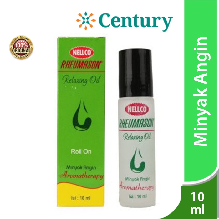 Rheumason Nellco Minyak Kayu Putih Roll On 10ml / Minyak Angin / Mual
