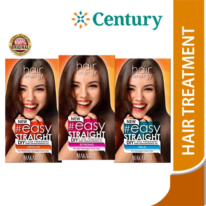 Makarizo Easy Straight Medium & Strong / Makarizo Hair Energy Easy Straight Kit Mild 120ml