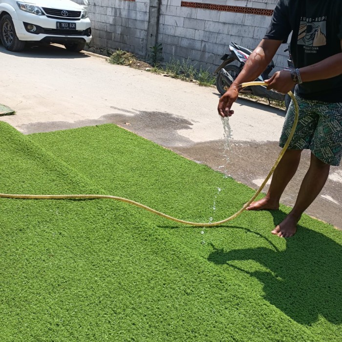 Ready stok rumput sintetis second terbaik