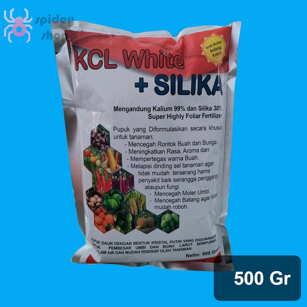 Kcl White Plus Silika 500 Gram Anti Rebah Batang
