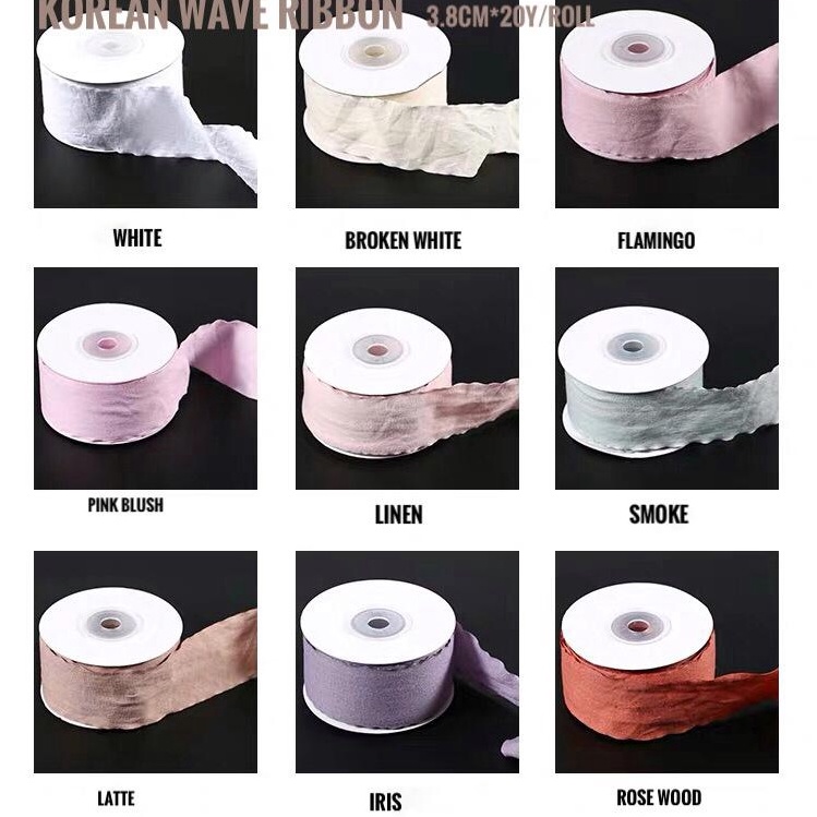 

✲Terkini➜ Korean wave ribbon / pita premium/pita kado M59 ⁂