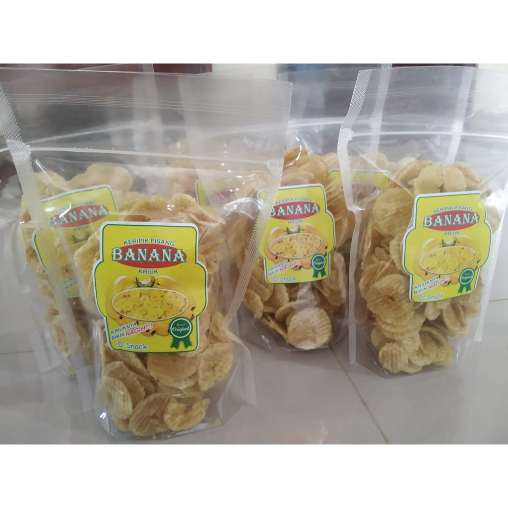 

KRIPIK PISANG BANANA KRIUK | D-SNACK