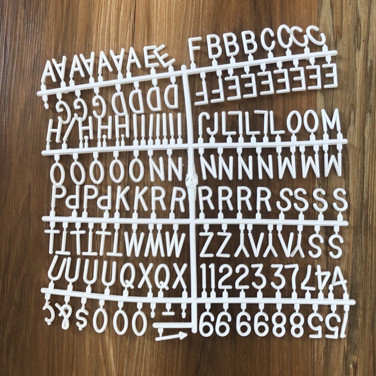 

Sale➩ [TAMBAHAN HURUF] - hanya huruf dan angka satu set C48 ✶