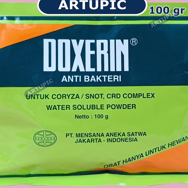 Belanja Doxerin 100 Gram Standar Obat Unggas Ayam Snot Coryza Crd Pernafasan Complex Mensana Artupic Jbt