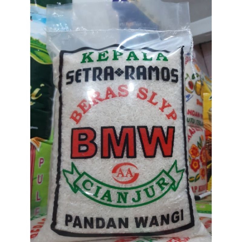 

BERAS CAP BMW 5 LITER / 5KG / 10KG / SENTRA RAMOS