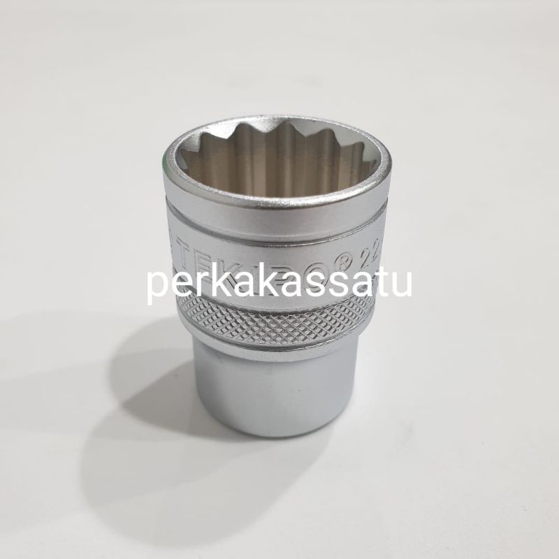 KUNCI MATA SOCK 1/2" X 22MM 12PT TEKIRO 22 MM SOCKET SOK SHOCK