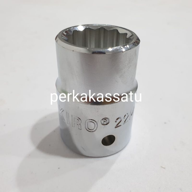 KUNCI MATA SOCK 3/4" X 22MM 12PT TEKIRO 22 MM SOCKET SOK SHOCK