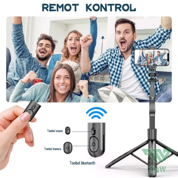 TERLARIS - TONGSIS TRIPOD TNW L16. BLUETOOTH SELFIE REMOTE
