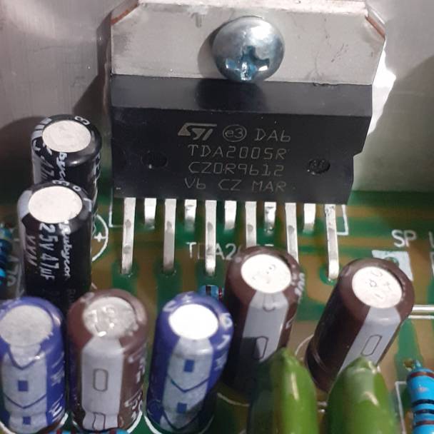 Big sale KIT POWER AMPLI STEREO BTL TDA2005 DC12V i Kemasan Baru ☏.